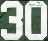 Ahman Green Signed Packers Jersey (JSA) Green Bay 3rd Rnd. Pick 1998 NFL Draft