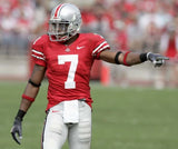 Ted Ginn Jr Signed Ohio State Buckeyes Jersey (Beckett) 2007 1st Round Pick / WR