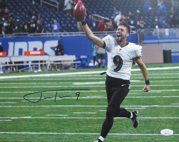 Justin Tucker Autographed 11x14 Photo Baltimore Ravens JSA
