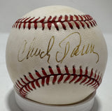 CHUCK TANNER Signed Official MLB Baseball AUTO - Milwaukee Braves MLB