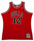 Michael Jordan Autographed Bulls Mitchell & Ness #12 Authentic 1990 Jersey UDA