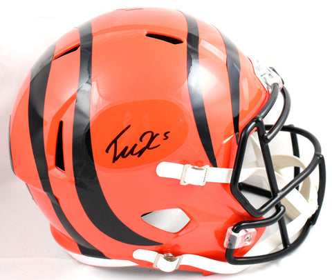 Tee Higgins Autographed Cincinnati Bengals F/S Speed Helmet - Beckett W Holo #5