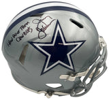 Jimmy Johnson Signed Dallas Cowboys Full Size Authentic Helmet HOW BOUT Beckett