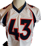 T.J. Ward Autographed Broncos White Jersey Inscribed "SB 50 Champs - BAS COA