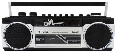 John Cusack Signed Riptunes Cassette Retro Boom Box - (SCHWARTZ COA)
