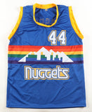 Dan Issel Signed Denver Nuggets Jersey Inscribed "HOF 93" (JSA) 6xNBA All Star