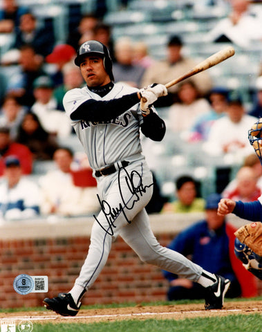 Vinny Castilla Autographed/Signed Colorado Rockies 8x10 Photo Beckett 57600