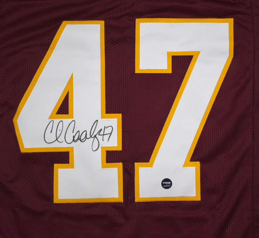 Chris Cooley Autographed Maroon Pro Style Jersey - Prova *Black – Super ...