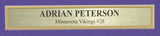 Adrian Peterson Autographed 11x14 Photo Minnesota Vikings Framed Beckett