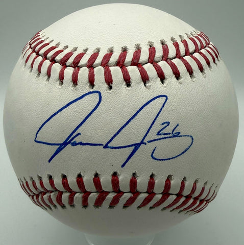 AARON ASHBY Signed Official MLB Baseball - Milwaukee Brewers - AUTO - BAS