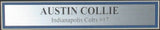 Austin Collie Indianapolis Colts Signed/Autographed 8x10 Photo Framed JSA 161509