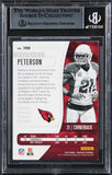 Cardinals Patrick Peterson Signed 2019 Absolute Blue #100 Card BAS Slabbed