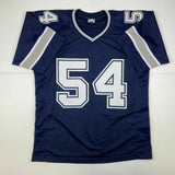 Autographed/Signed RANDY WHITE HOF 94 Dallas Blue Football Jersey JSA COA Auto