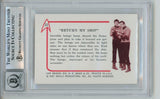 William Shatner Signed 1967 Leaf Star Trek #35 10 auto Card Slab BAS 57110