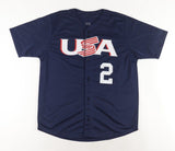 Tommy Lasorda Signed Team USA Jersey (PSA COA) Gold Medal / 2000 Summer Olympics