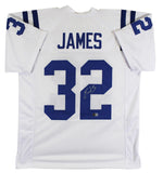 Edgerrin James Signed Indianapolis Colts Jersey (Beckett) 4xPro Bowl Running Bk.