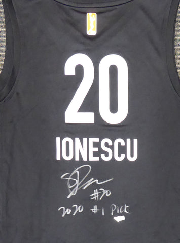 LIBERTY SABRINA IONESCU AUTOGRAPHED BLACK JERSEY M 2020 #1 PICK FANATICS 184722