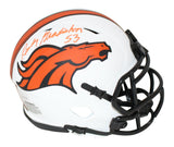 Randy Gradishar Autographed/Signed Denver Broncos Lunar Mini Helmet JSA 31472