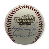David Ortiz Signed Autographed 2004 World Series Baseball w/ 04 WS Champs JSA