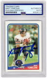Mike Tomczak Signed Bears 1988 Topps Rookie Football Card #70 (PSA Encapsulated)
