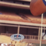 Ron Santo Signed Chicago Cubs 8x10 Photo (PSA) 9xAll Star 3rd Baseman / H.O.F.