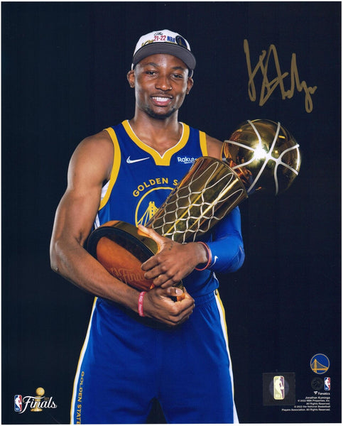 Jonathan Kuminga Golden State Warriors Signed 8x10 2022 Finals Champs Photo