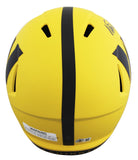 Commanders Magic Johnson Signed Rave F/S Speed Rep Helmet w/ Black Sig BAS Wit