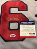Stan Musial Signed Cardinals Jersey (PSA COA) St Louis HOF O.F. "Stan the Man"