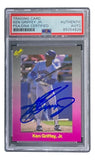 Ken Griffey Jr Signed Mariners 1989 Classic Baseball #193 Rookie Card PSA/DNA