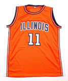 Dee Brown Signed Illinois Fighting Illini Jersey Inscribed "Go Illini" (JSA COA)