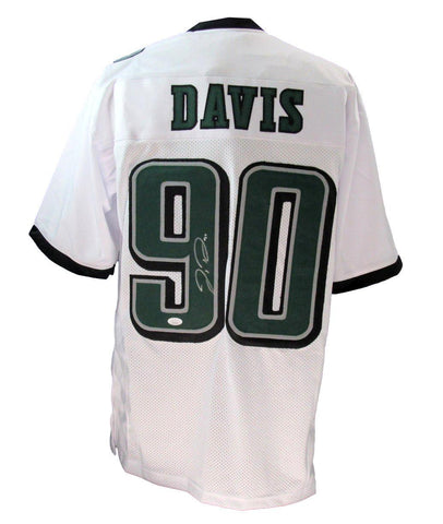Jordan Davis Autographed Philadelphia Eagles Custom Jersey JSA 186804