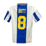 Nicky Butt Signed Manchester United Soccer Jersey #8 with Beckett COA