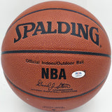 Ben Wallace Autographed NBA Leather Basketball Detroit Pistons PSA/DNA #AN83021