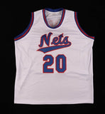 Micheal Ray Richardson Signed New Jersey Nets Jersey (JSA) #4 Overall Pick 1978