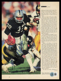 Marcus Allen Autographed 8x11 Magazine Page Photo Raiders Beckett QR #BS36796