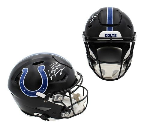 Peyton Manning Signed Indianapolis Colts Speed Flex Authentic Black NFL Helmet