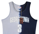 Georgetown Allen Iverson Signed Tie Dye Cotton M&N Tank Jersey BAS Witnessed