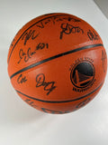 2016-17 Golden State Warriors Team signed Basketball PSA/DNA Warriors autographe