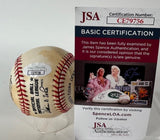 Eric Young Autographed Colorado Rockies Official Rawlings Baseball JSA COA