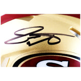 Dee Winters Autographed/Signed San Francisco 49ers Mini Helmet Beckett WIT 53058