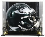 Eagles Quinyon Mitchell Signed Full Size Speed Rep Helmet W/ Case JSA Witnessed