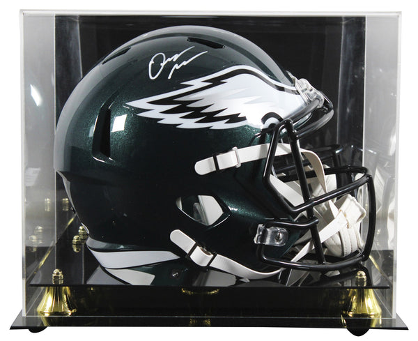 Eagles Quinyon Mitchell Signed Full Size Speed Rep Helmet W/ Case JSA Witnessed
