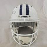 TROY AIKMAN SIGNED DALLAS COWBOYS F/S ALTERNATE SPEED REPLICA HELMET BECKETT QR