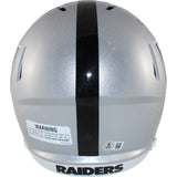 Howie Long Autographed/Signed Las Vegas Raiders F/S Helmet Beckett Witness 49673
