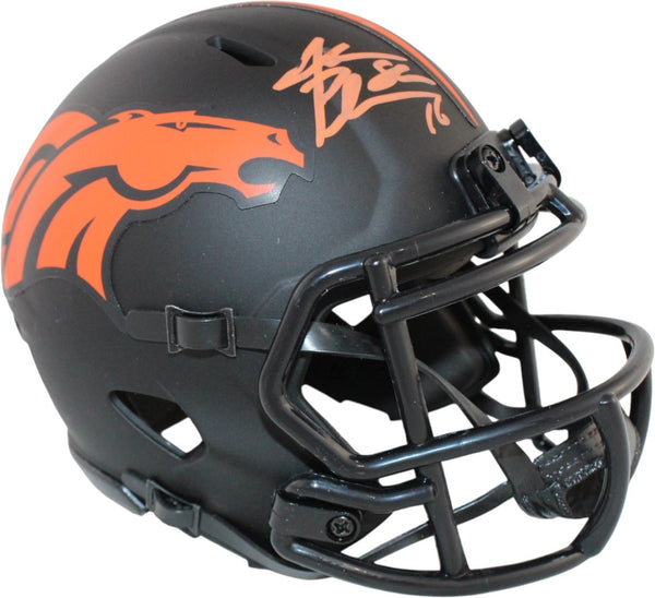 Jake Plummer Autographed/Signed Denver Broncos Eclipse Mini Helmet Beckett 59392