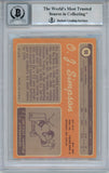 O.J. Simpson Signed 1970 Topps #90 Rookie Card Orenthal HOF BAS 10 Slab 33954