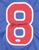 Andre Dawson Signed Chicago Cubs Jersey (JSA Holo) 8xAll-Star O.F./ 1987 N.L.MVP