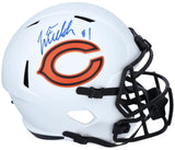 JUSTIN FIELDS Autographed Chicago Bears Lunar Eclipse Full Size Helmet FANATICS