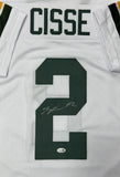 BRANDON CISSE Signed Custom White Jersey AUTO - Green Bay Packers - JSA