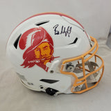 BAKER MAYFIELD SIGNED BUCCANEERS F/S THROWBACK SPEEDFLEX HELMET BECKETT QR
